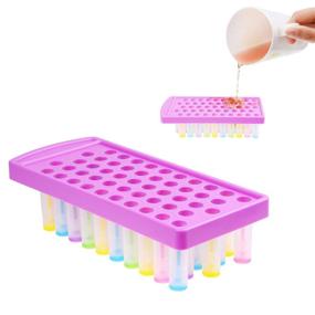 img 2 attached to Lip Balm Craft Kit - Convenient Lip Balm Filling Tray and Spatula - 50 Empty Lip Balm Tubes with Caps (10 sets of 5 colors) - 3/16 Oz (5.5 ml) - 50 Writeable and 50 Printed Stickers - M