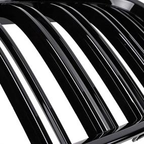 img 1 attached to Астра Депо. Черная передняя решётка радиатора M Look Grille 🚘 для BMW 7-Series F01 F02 730d 740i 750i 2009-2015 гг. - 1 пара.