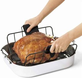 img 3 attached to 🍖 Cuisipro 746780 Roasting Rack: Premium Stainless Steel Rack, 16 IN – Superior Quality for Perfect Roasts