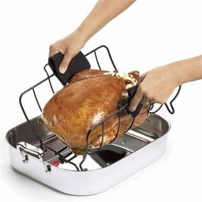 img 2 attached to 🍖 Cuisipro 746780 Roasting Rack: Premium Stainless Steel Rack, 16 IN – Superior Quality for Perfect Roasts