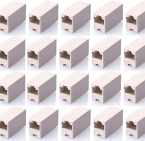 img 2 attached to 🔌 SIENOC 20 Pcs RJ45 Coupler Ethernet Cable Extender Female to Female Straight Modular Inline Coupler (20 Packs RJ45 Coupler)