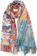 plum feathers cashmere reversible inspired women's accessories in scarves & wraps logo