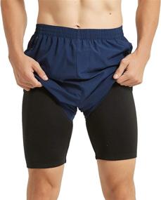 img 2 attached to 🚵 Lavenicole Men's Mountain Bike Shorts: Padded Lightweight MTB Biking Cycling Shorts with Pockets - Loose-Fit Performance Gear