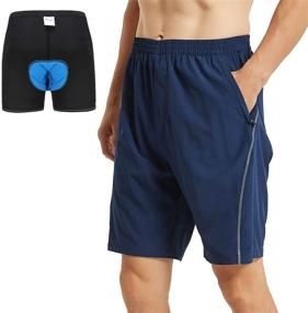 img 4 attached to 🚵 Lavenicole Men's Mountain Bike Shorts: Padded Lightweight MTB Biking Cycling Shorts with Pockets - Loose-Fit Performance Gear