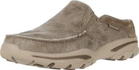 img 1 attached to 👞 Skechers Creston Slip Canvas Loafer Medium: Comfortable and Stylish Casual Loafers for Men