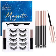 luisto magnetic eyeliner and eyelashes kit: 3d natural long 5pairs, easy-to-wear magnetic eyelashes with eyeliner – no glue required! logo