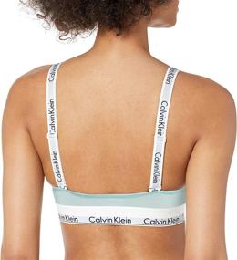 img 1 attached to 👙 Stylish and Comfortable Calvin Klein Triangle Crossback Bralette for Women's Lingerie, Sleep & Lounge Apparel