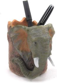 img 2 attached to Подставка для карандашей Ornerx Animal Elephant