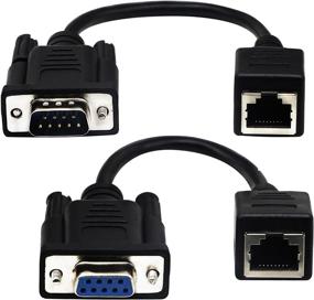 img 4 attached to 🔌 CGTime Serial Female Ethernet Console (18CM) - Enhanced Connectivity for Efficient Data Transfer