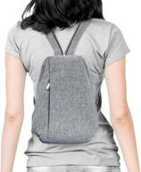 🎒 compact and stylish women's small backpack sling bag: perfect for on-the-go convenience! logo