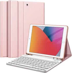 img 4 attached to Fintie Keyboard Case For IPad 9Th / 8Th / 7Th Generation (2021/2020/2019) 10 Tablet Accessories