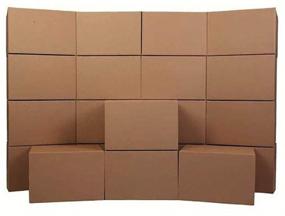 img 1 attached to Pantryware Essentials 5 Medium Moving Boxes - 20x14x10 Packing Cardboard Boxes Bundle - Set of 5 Boxes