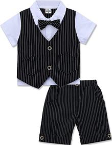 img 4 attached to 👔 Stylish Toddler Gentleman Outfit: Formal Boys' Clothing, Suits & Sport Coats for All Occasions