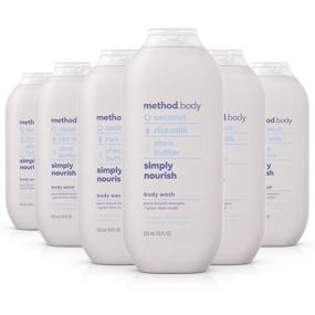 img 4 attached to Method Simply Nourish Body Wash - 18 oz (Pack of 6) - Variations in Packaging