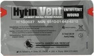 🏥 north american rescue hyfin vent chest seal, version 2, 2-pack (pack of 1) logo