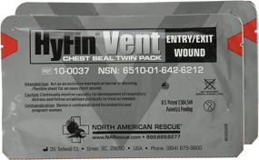 img 1 attached to 🏥 North American Rescue Hyfin Vent Chest Seal, Version 2, 2-Pack (Pack of 1)