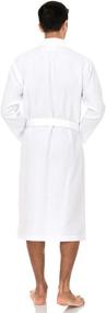 img 3 attached to Luxurious X-Large Kimono Waffle Bathrobe by TowelSelections - Ultimate Comfort and Style