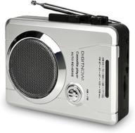 📻 портативное карманное радио и аудиомагнитофон: digitnow! персональный плеер walkman с встроенным динамиком и наушниками логотип