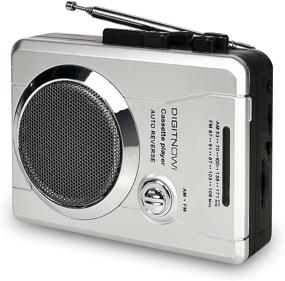 img 4 attached to 📻 Портативное карманное радио и аудиомагнитофон: DIGITNOW! Персональный плеер Walkman с встроенным динамиком и наушниками
