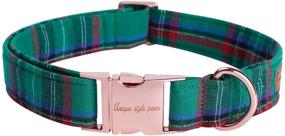 img 2 attached to 🐾 Soft and Comfy Bowtie Dog and Cat Collars - Premium Gift for Pets, Made of Adjustable Pure Cotton Material with 6 Sizes and 5 Patterns