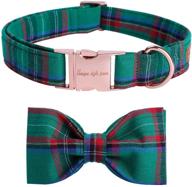 🐾 soft and comfy bowtie dog and cat collars - premium gift for pets, made of adjustable pure cotton material with 6 sizes and 5 patterns logo