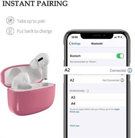 img 1 attached to 🎵 Pianogic A2 True Wireless Earbuds: Bluetooth Headphones with Microphones, Long Playtime & IPX6 Waterproof - Pink