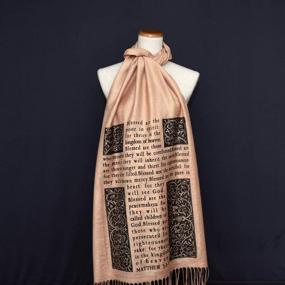img 3 attached to Christian Bible Verse Scarf Beatitudes