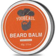 beard balm and beard oil combo: easy styling, strengthening & softening mustaches, soothes skin discomforts. 100% natural ingredients with light citrus/sweet orange scent - energizing formula - 2 oz logo