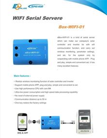 img 2 attached to EPEVER eBOX WiFi 01: Enhance MPPT Solar Charge Controller with Wireless Monitoring via Mobile Phone APP