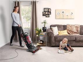 img 3 attached to 🔴 Hoover UH72630 WindTunnel 3 High Performance Pet Bagless Corded Upright Vacuum Cleaner, Red