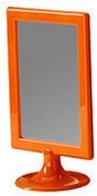 img 1 attached to 🧡 Vibrant Orange Standing Frame Color Photo Frames for Weddings, Schools, and Parties - Holds 2 Pictures, 4x6 Size, Table Numbers Included