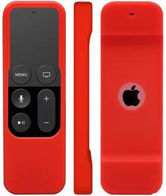 img 2 attached to SYMOTOP 3Pack Shock Proof Silicone Remote Cover Case Compatible with Apple TV 4K 5th/4th Gen Remote - Black, Red, Blue | Siri Remote Controller for Apple TV 4th 5th Generation