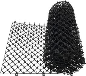 img 4 attached to 🐱 Cat Scat Mat - Durable Plastic Net to Deter Cats - Black - 11.8 inch - 1 Piece