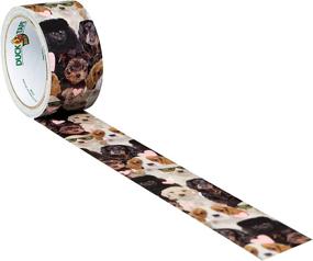 img 2 attached to Duck 284172 Puppy Dog Potpourri Printed Duct 🦆 Tape: 1.88 Inches x 10 Yards - Single Roll