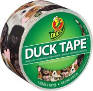 duck 284172 puppy dog potpourri printed duct 🦆 tape: 1.88 inches x 10 yards - single roll logo