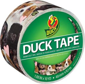img 4 attached to Duck 284172 Puppy Dog Potpourri Printed Duct 🦆 Tape: 1.88 Inches x 10 Yards - Single Roll