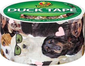 img 3 attached to Duck 284172 Puppy Dog Potpourri Printed Duct 🦆 Tape: 1.88 Inches x 10 Yards - Single Roll