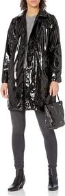 img 1 attached to Coatology Womens Hooded Slicker Black