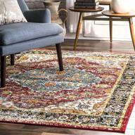 nuloom mebe03a 203 area rug multi logo