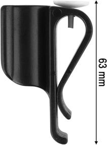 img 2 attached to 🏌️ Conveniently Organize Your Golf Clubs with Bluecell Black Color Clip on Putter Holder - Set of 6