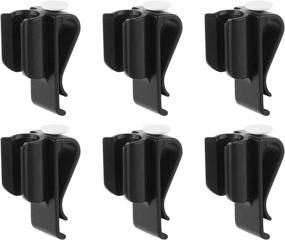 img 4 attached to 🏌️ Conveniently Organize Your Golf Clubs with Bluecell Black Color Clip on Putter Holder - Set of 6