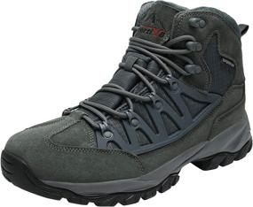 img 4 attached to 🥾 Premium Performance: NORTIV 8 Men's Waterproof Hiking Boots - Lightweight Mid Ankle Trekking Outdoor Tactical Combat Boots