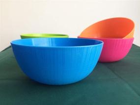 img 2 attached to Greenandlife Unbreakable Cereal Bowls Lightweight Food Service Equipment & Supplies