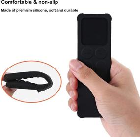 img 1 attached to Apple TV 4K 5th / 4th Remote (1Gen) Case – 📺 Pack of 3, Lightweight Silicone Cover for Siri Remote Controller, Anti-Slip Shockproof Protection