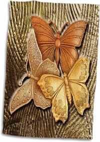 img 3 attached to Background Beautiful Butterflies Golds Yellows Multicolor