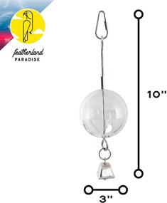 img 3 attached to 🐦 Featherland Paradise: Interactive Bird Treat Toy for Creative Foraging - Hanging Delight!