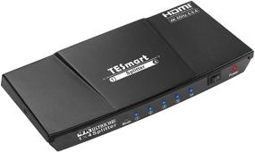 img 4 attached to TESmart 4K HDMI Splitter 1x4 - Ultra HD 4K@60Hz 4:4:4, PC PS3 PS4 Xbox Compatible - HDMI, HDCP 2.2, HDR, RGB, YUV, 18 Gbps (Black)