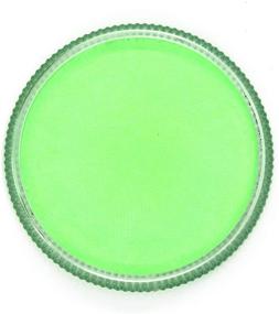 img 1 attached to 🎨 Maydear UV Fluorescent Face Paint, Classic Single Palette: Professional Water-Based (30g) Light Green, Safe & Non-Toxic