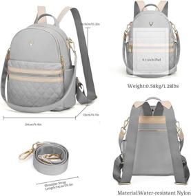 img 2 attached to 👜 Multipurpose WindTook Convertible Handbag-Backpack