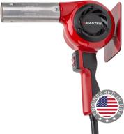 industrial heat gun - master appliance hg-801d: quick change plug-in heating element, 1400° f, 120v, 2220w, 18.5 amps - proudly assembled in usa logo